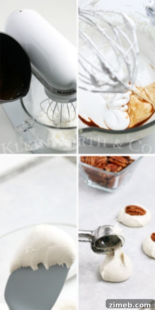 Divine Delights 8 Steps 5-8 to perfect homemade Divinity.