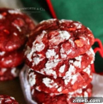 Cake Mix Red Velvet Delights 15 Red Velvet Crinkle Cookies recipe