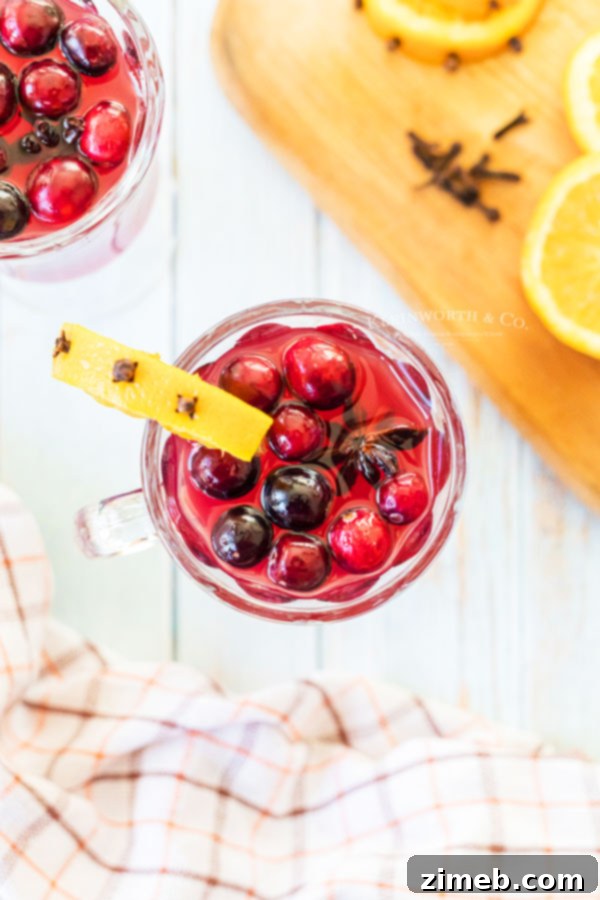 How to make Slow Cooker Wassail, showcasing the process.