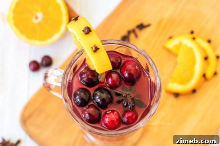 Christmas Wassail, an easy slow cooker recipe for guests.