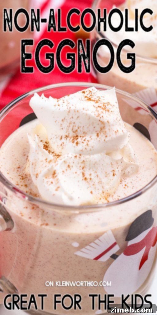 Non-Alcoholic Eggnog for family celebrations