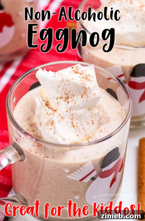Festive Non-Alcoholic Eggnog for Christmas