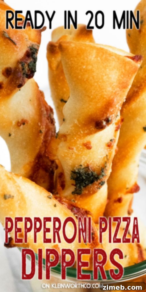 Pepperoni Pizza Bites 2 Close-up of golden brown Pepperoni Pizza Dippers ready to be served, a perfect snack or quick dinner idea