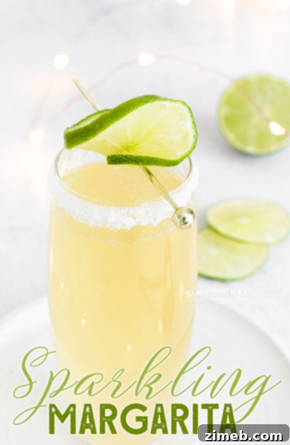 Bubbly Champagne Margarita 11 Sparkling Champagne Margarita, a perfect drink for parties
