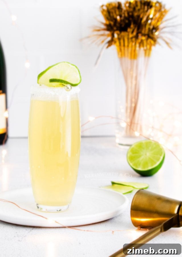 Bubbly Champagne Margarita 7 How to make a Sparkling Champagne Margarita step-by-step