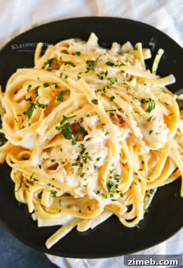 Instant Pot Shrimp Alfredo, a delightful seafood pasta recipe.
