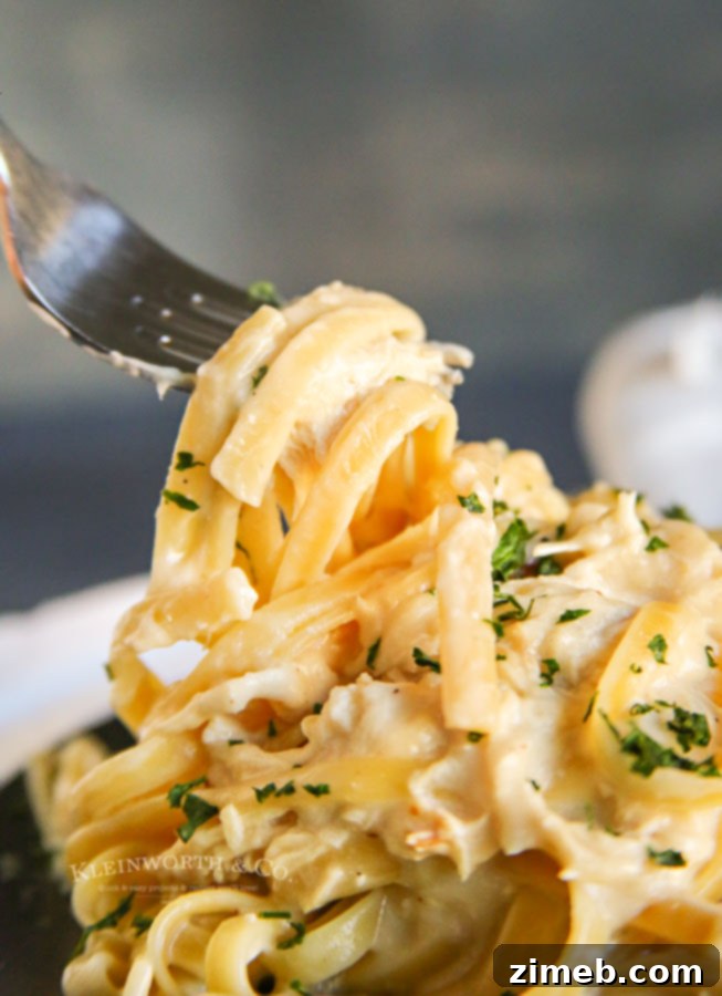 Detailed view of how to make Instant Pot Alfredo, showcasing ingredients.