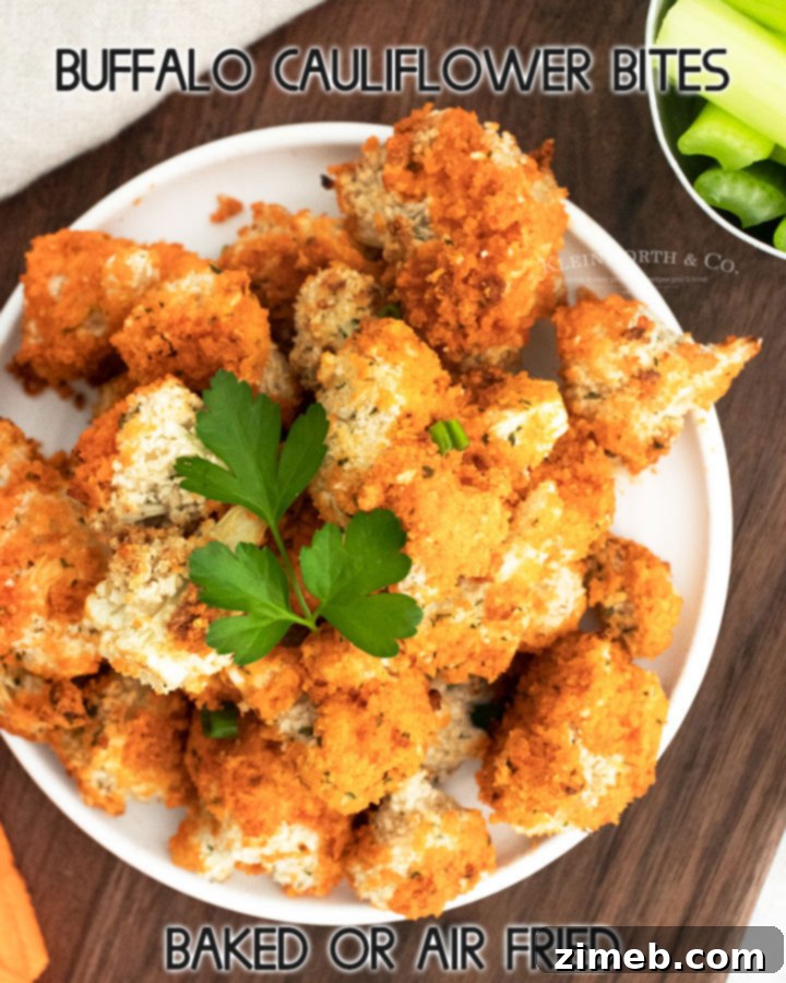 Buffalo Cauliflower Bites