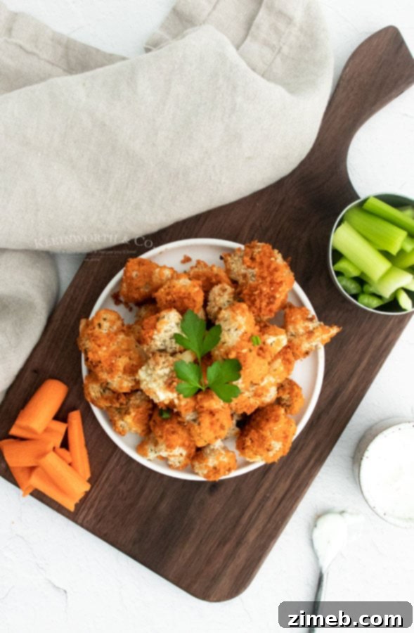 Recipe for Buffalo Cauliflower Bites