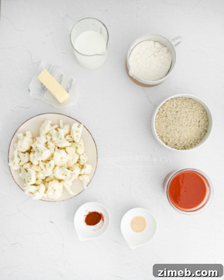 Ingredients Buffalo Cauliflower Bites