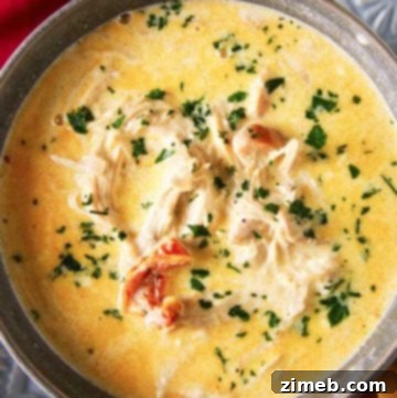 Pressure Cooker Creamy Chicken Soup