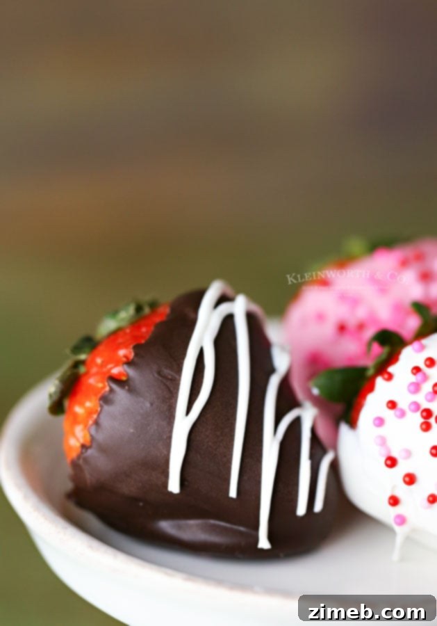 Mother's Day Chocolate Strawberries