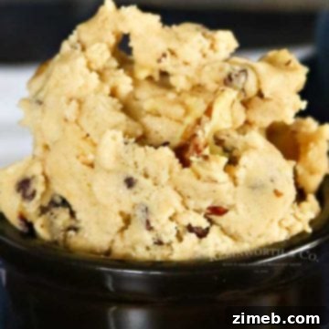 No eggs safe to eat Chocolate Chip Cookie Dough