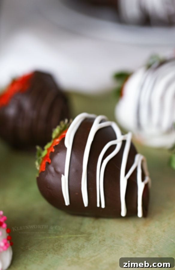 Homemade Chocolate Covered Strawberries