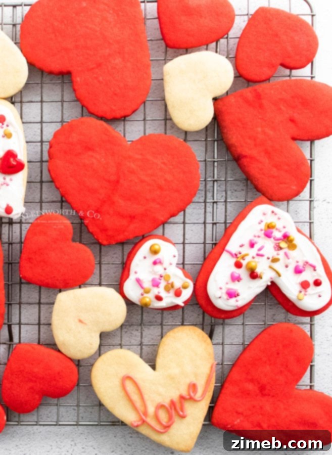 Sweetheart Shortbread 4 Classic vanilla shortbread cookies