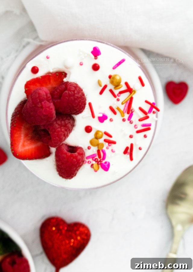 Valentine's Day Layered Jello Delight 8 raspberry layered jello