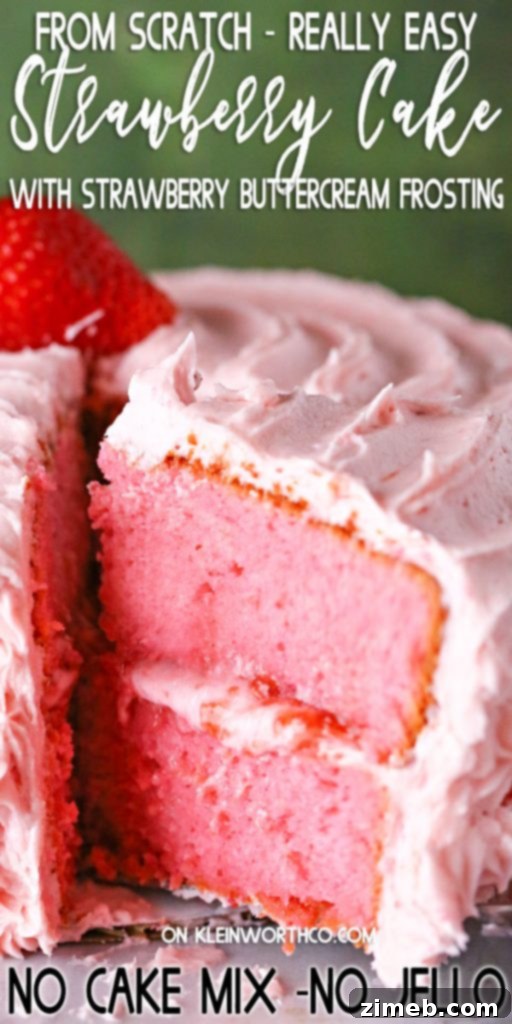 Easy Strawberry Cake Recipe