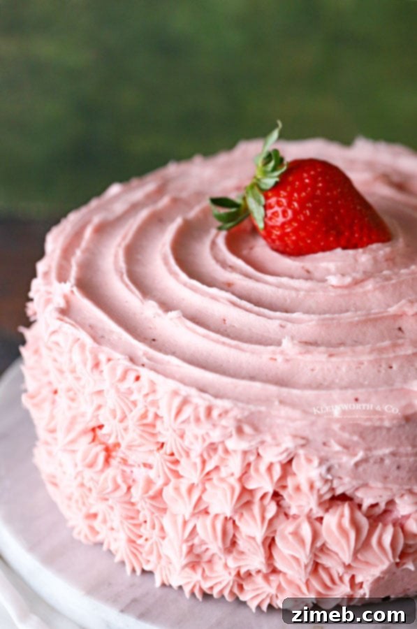 strawberry cake without jello