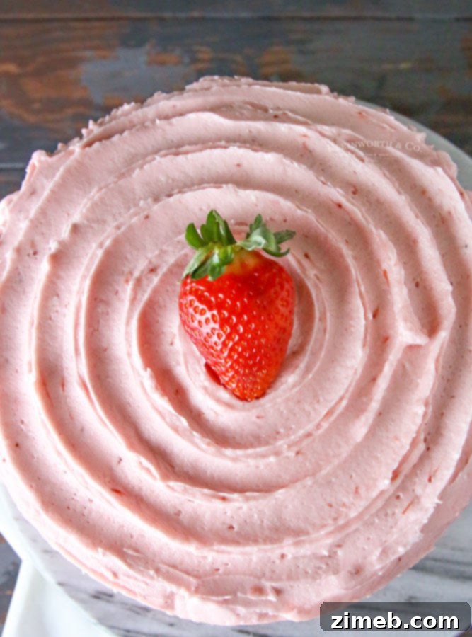 no cake mix strawberry cake