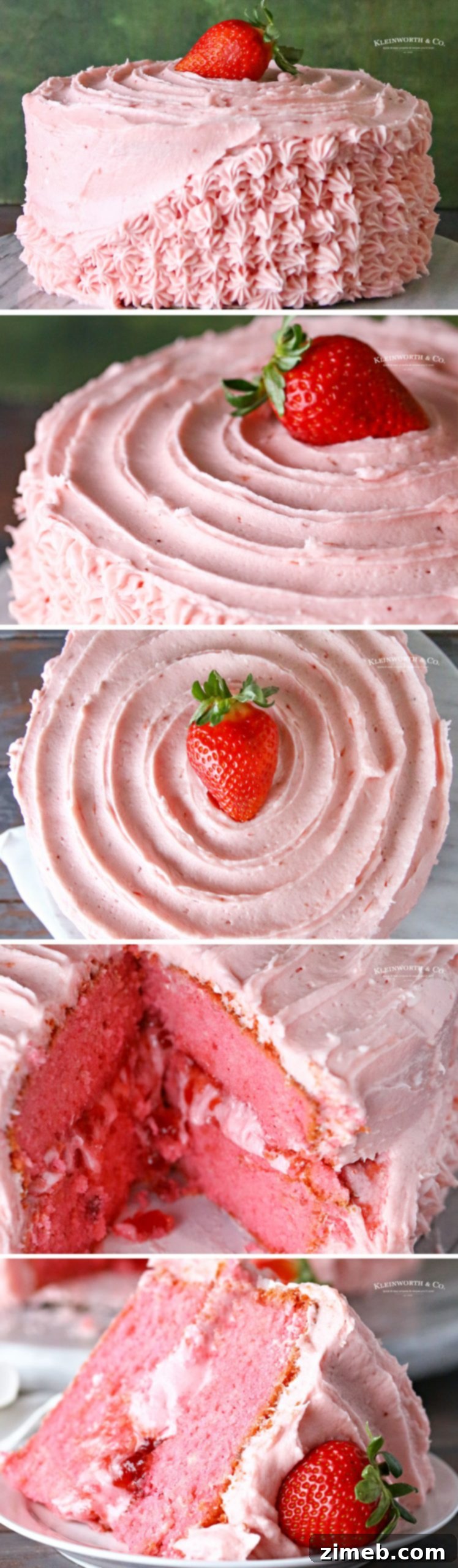how to make Strawberry Cake