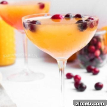 thanksgiving cocktail mimosa