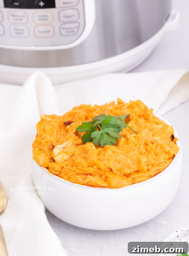 shredded buffalo chicken