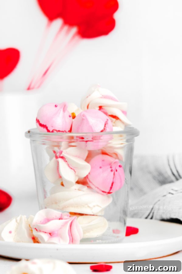 Vanilla Cloud Kisses 3 Valentine's Day Meringues