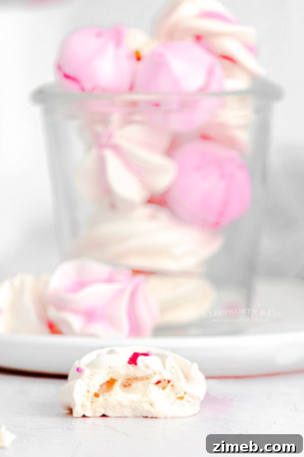Vanilla Cloud Kisses 10 bite of a Vanilla Meringue Cookie