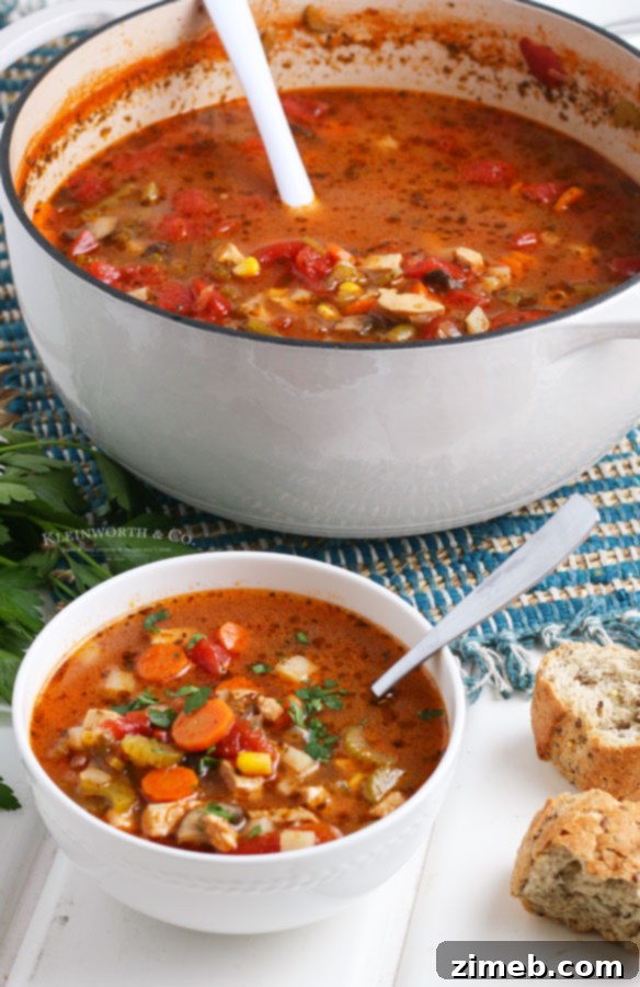 Hearty Homestyle Chicken & Vegetable Soup 5 Hearty Instant Pot Chicken Vegetable Soup, ready in minutes.