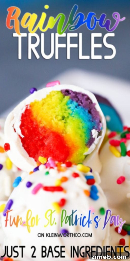 Whimsical Rainbow Truffles 2 Rainbow Truffles Recipe