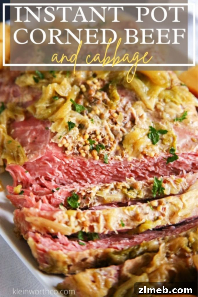 Instant Pot Corned Beef and Cabbage