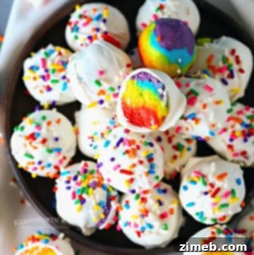 recipe for rainbow truffles