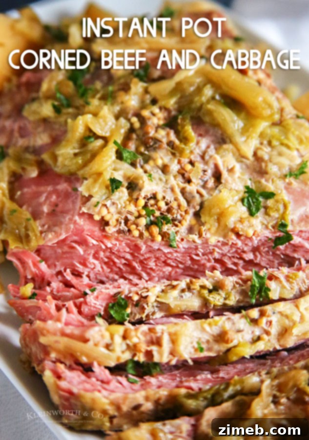 Instant Pot Corned Beef and Cabbage