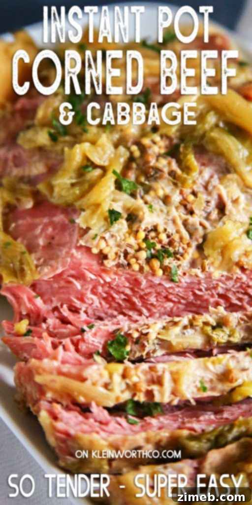 Instant Pot Corned Beef and Cabbage