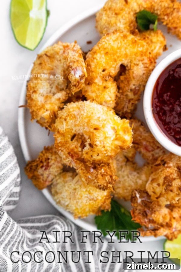 Crispy Air-Fried Coconut Shrimp 15 Delicious and crunchy Air Fryer Coconut Shrimp, perfect for any occasion.