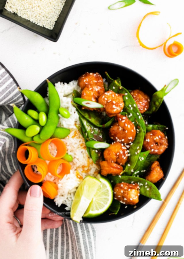 Savory Sesame Shrimp Delight 5 A plate of easy shrimp recipes Asian style
