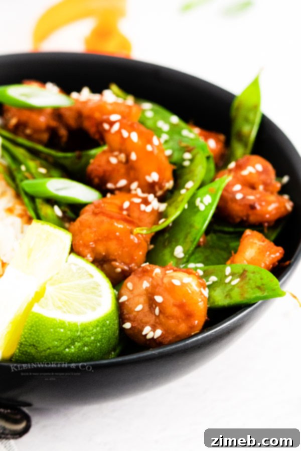 Savory Sesame Shrimp Delight 6 Close-up of perfectly cooked Asian shrimp