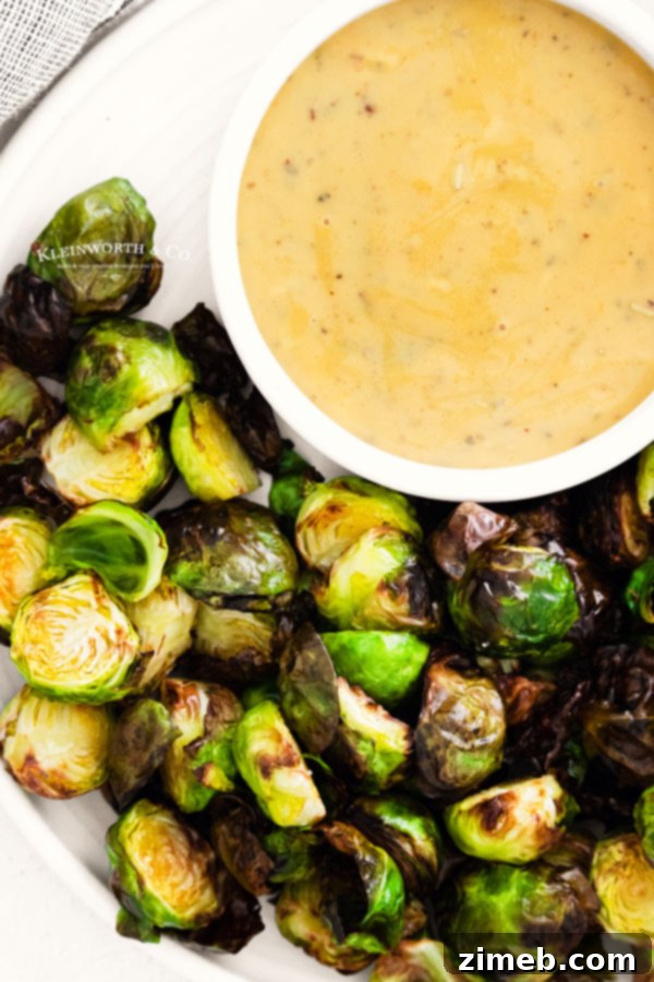 Roasted Brussels Sprouts with Honey Mustard