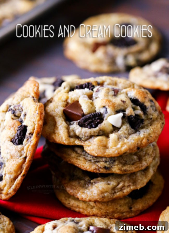 Oreo Cookie Bliss 21 Finished Cookies and Cream Cookies ready to eat
