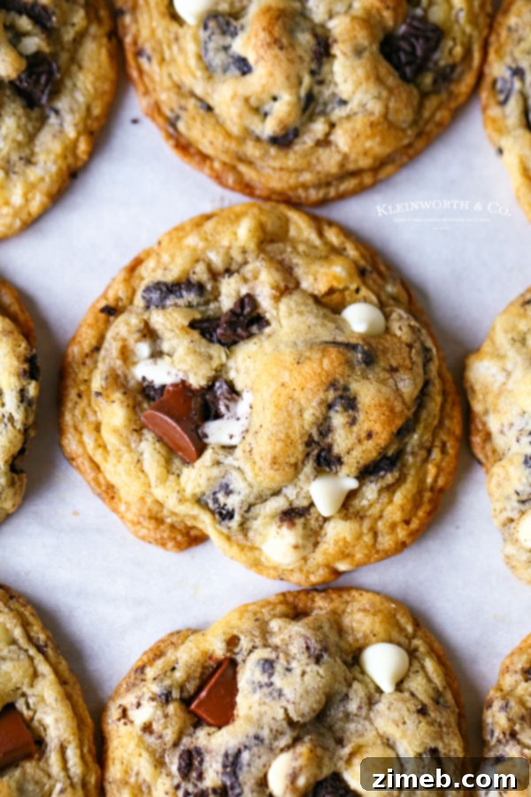 Oreo Cookie Bliss 4 Buttery loaded chocolate chip cookies with Oreos and white chocolate