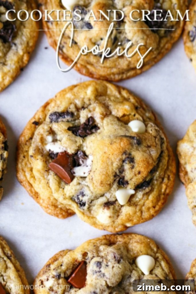 Oreo Cookie Bliss 9 Buttery chocolate chip cookies with Oreos and white chocolate chips