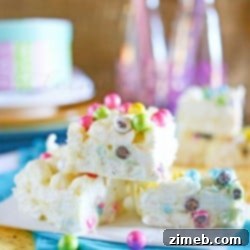 Sweet and colorful Marshmallow Easter Bars