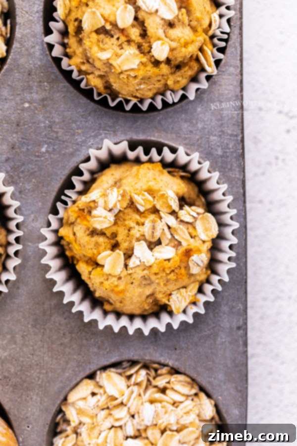 Wholesome Banana Carrot Muffins 17 Good morning muffins with banana and carrot.