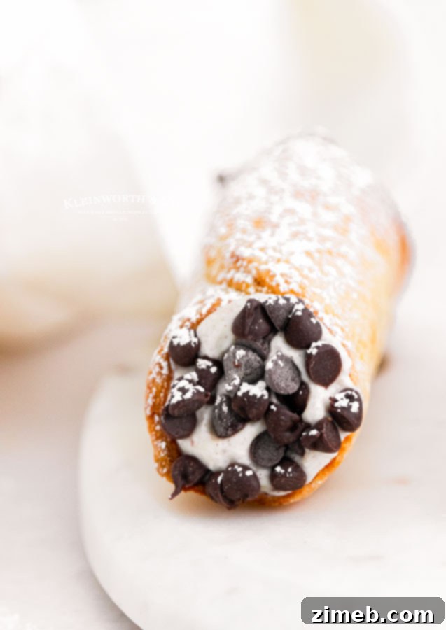Crispy Air-Fried Cannoli 21 Homemade Cannoli - A platter of freshly made treats