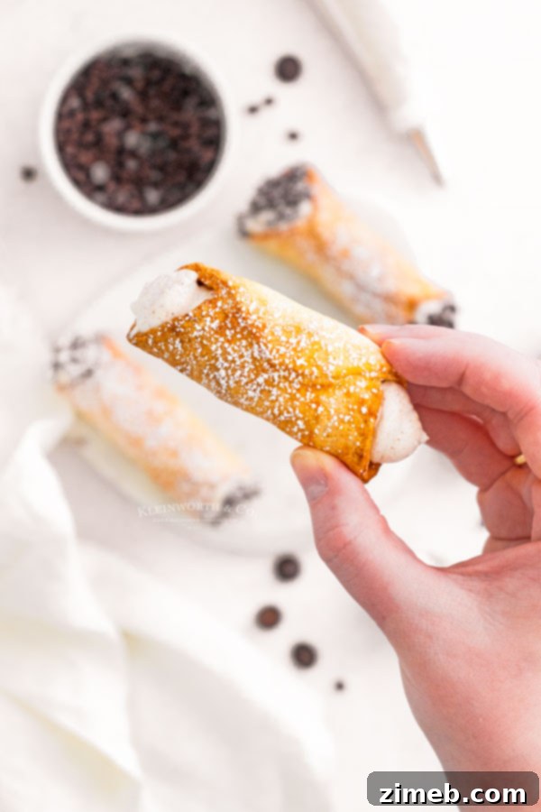 Crispy Air-Fried Cannoli 4 Homemade Cannoli Shells - Dough rolled and ready for frying