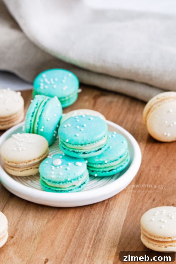 recipe for Vanilla Bean Macarons