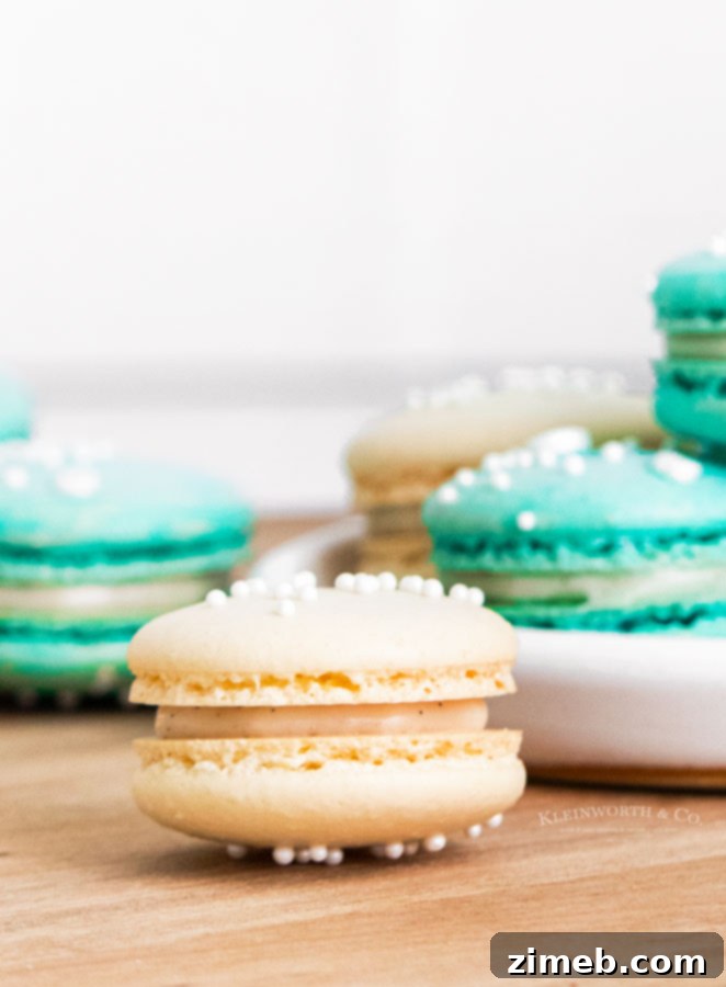 vanilla cream macaron filling