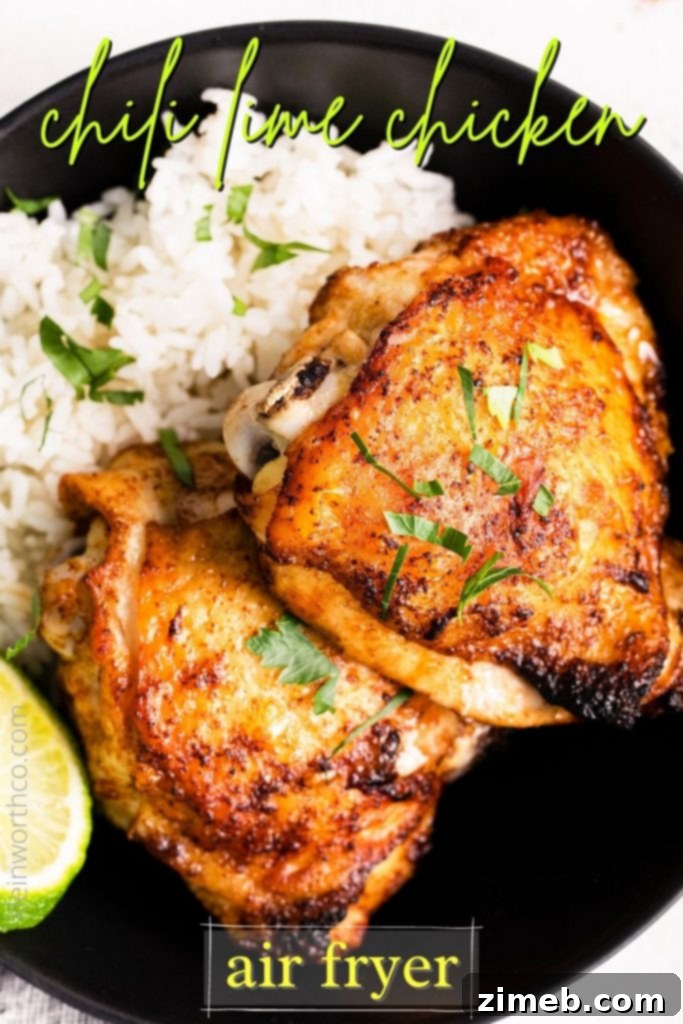 Crispy Air Fryer Chili Lime Chicken 2 Chili Lime Chicken - Air Fryer