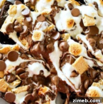 how to make Easy S’mores Brownies