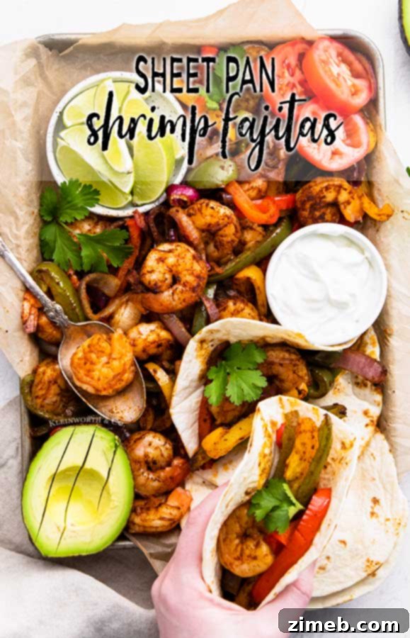 One-Pan Shrimp Fajitas 19 Sheet Pan Shrimp Fajitas
